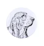 Basset Hound - magnet with a dog's pupil, exceptionally light, strong magnet, handmade product by the Art-Dog brand