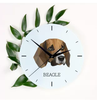 Beagle zegar geometryczny Art-Dog
