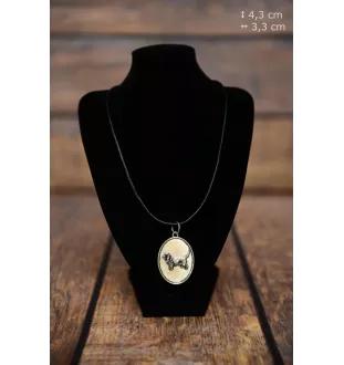 Basset Hound I - Halskette mit Hund, Anhänger für Hundemama, einzigartiger Schmuck der Marke Art-Dog