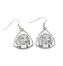 Beagle - dog earrings, hanging earrings with a picture, personalized jewelry with Art-Dog brand print