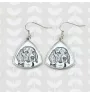 Beagle - dog earrings, hanging earrings with a picture, personalized jewelry with Art-Dog brand print