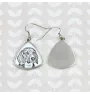 Beagle - boucles d'oreilles avec chien, boucles d'oreilles pendantes avec photo, bijoux personnalisés avec impression de la marque Art-Dog