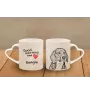 Beagle - cup with a dog, adorable cup with a heart-shaped handle, universal gift from the Art-Dog brand