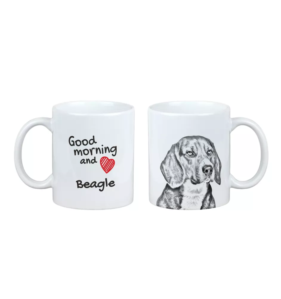 Beagle - cup with a dog, cup with a photo, personalized gift from the Art-Dog brand