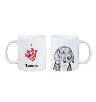 Beagle - Tasse mit Hund, entzückende Tasse mit Grafik, Geschenk mit Ihrem Foto von der Marke Art-Dog