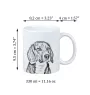 Beagle - tasse avec chien, une tasse joyeuse pour les amoureux des chiens, un cadeau personnalisé de la marque Art-Dog