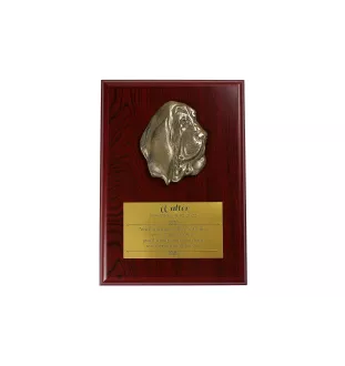 Basset Hound - bas-relief de chien, petit décor, plaque réaliste avec chien de la marque Art-Dog