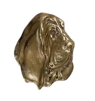 Basset Hound - Flachrelief eines Hundes, kleiner Dekor, realistische Plakette mit Hund von der Marke Art-Dog