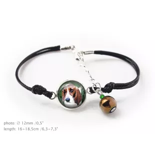 Basset Hound - Schmuckset mit Ihrem Foto, handgefertigtes Set, Armband und Halskette von Art.-Dog.