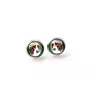 Basset Hound - a set of jewelry with your photo, a woman's ornament, handmade item, a product made with passion for creating the Art-Dog brand.