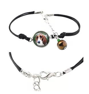 Basset Hound bransoletka w pudełku ze zdjęciem Art-Dog