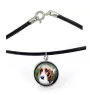 Basset Hound - collier dans une boîte, élégant bijou, pendentif de la marque Art-Dog