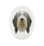 Bearded Collie płytka geometryczna Art-Dog