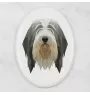 Bearded Collie płytka geometryczna Art-Dog