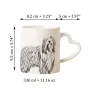 Collie Barbu, Bearded collie, Parfois appelé colley barbu - tasse avec chien, une tasse adorable avec une anse en forme de cœur, un cadeau universel de la marque Art-Dog
