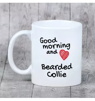 Collie Barbu, Bearded collie, Parfois appelé colley barbu - tasse avec chien, tasse avec photo, cadeau personnalisé de la marque Art-Dog