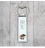 Basset Hound - bottle opener with a picture and inscription for beer by Art-Dog