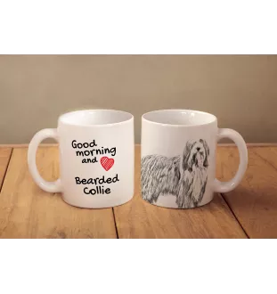 Bearded Collie - Tasse mit Hund, Tasse mit Bild, personalisiertes Geschenk der Marke Art-Dog