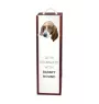 Basset Hound - geometric box with a picture and inscription for wine by Art-Dog