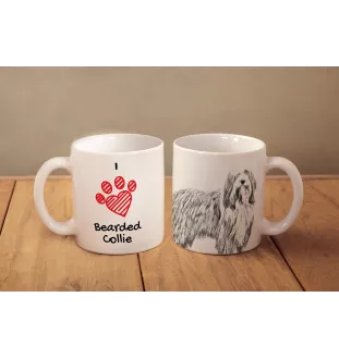 Bearded Collie - Tasse mit Hund, entzückende Tasse mit Grafik, Geschenk mit Ihrem Foto von der Marke Art-Dog
