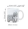 Collie Barbu, Bearded collie, Parfois appelé colley barbu - tasse avec chien, une tasse joyeuse pour les amoureux des chiens, un cadeau personnalisé de la marque Art-Dog