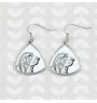 Basset Hound - dog earrings, hanging earrings with a picture, personalized jewelry with Art-Dog brand print