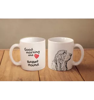 Basset Hound - tasse avec chien, tasse avec photo, cadeau personnalisé de la marque Art-Dog