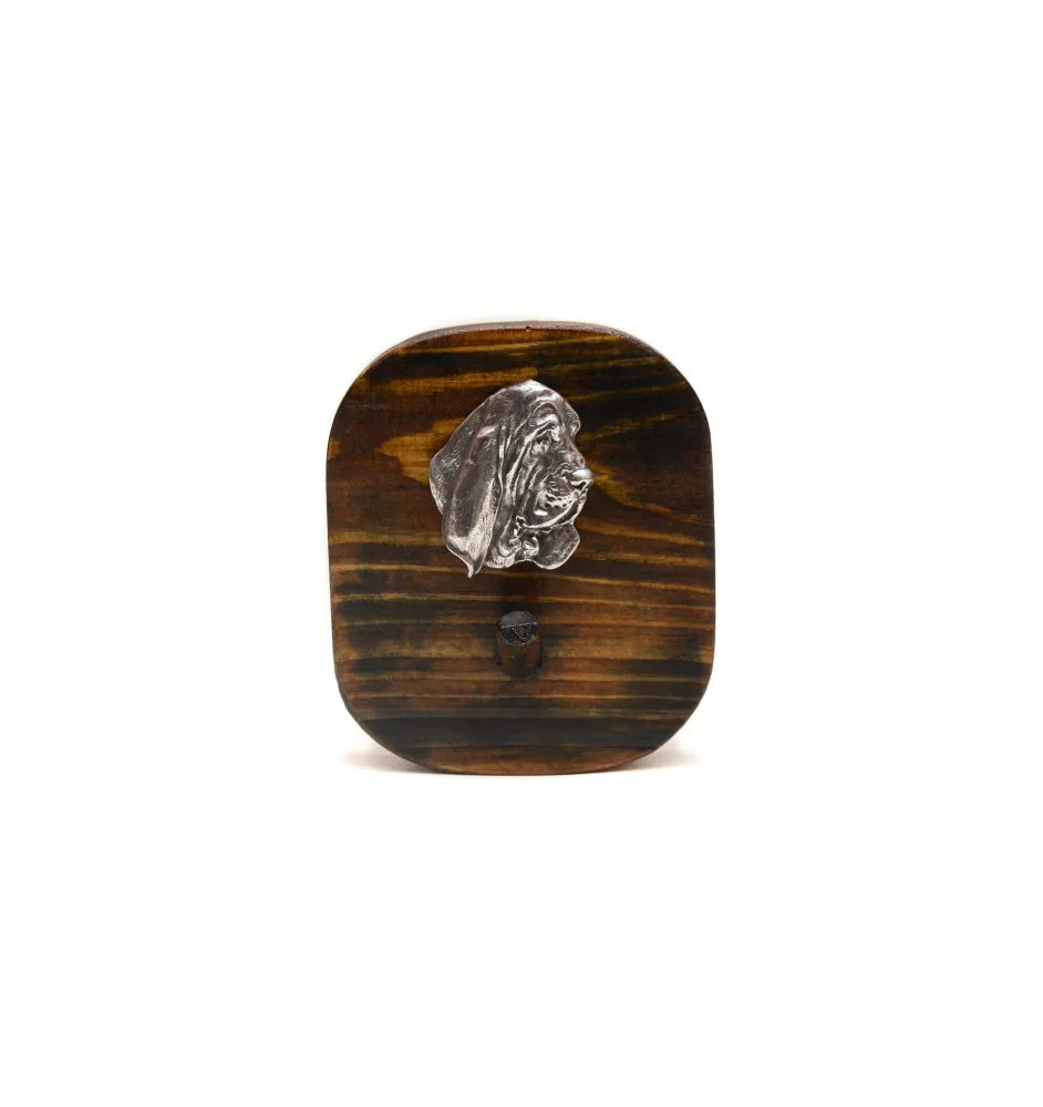 Basset Hound III - leash hanger, medal hanger with dog, key hook from Art-Dog brand