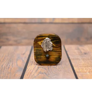 Basset Hound III wieszak drewniany pojedynczy Art-Dog