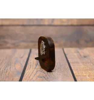 Basset Hound III wieszak drewniany pojedynczy Art-Dog