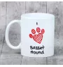 Basset Hound - tasse avec chien, une tasse adorable avec une illustration, un cadeau avec votre photo de la marque Art-Dog