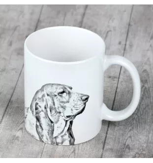 Basset Hound - tasse avec chien, une tasse joyeuse pour les amoureux des chiens, un cadeau personnalisé de la marque Art-Dog