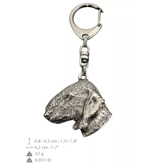 Bedlington Terrier brelok posrebrzany Art-Dog