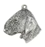 Bedlington Terrier, Rothbury Terrier, Rodbery Terrier - Silver-plated dog pendant, handbag decoration, backpack pendant by Art-Dog brand