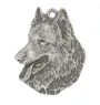 Belgischer Schäferhund - Versilberter Schlüsselanhänger mit Hund, Handtaschen-Dekoration, Rucksack-Anhänger der Marke Art-Dog