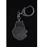 Belgian Shepherd Dog, Belgian Sheepdog - Silver-plated key ring with dog, handbag decoration, backpack pendant by Art-Dog brand