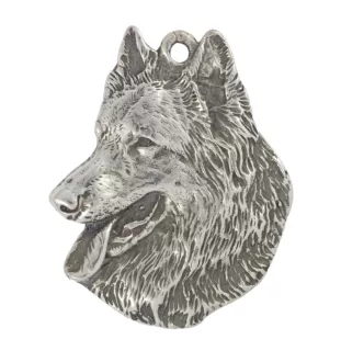 Chiens de Berger Belge - Pendentif chien argenté, décoration de sac à main, pendentif sac à dos par la marque Art-Dog