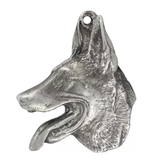 Azawakh I - Versilberte Hund Anhänger, Handtasche Dekoration, Rucksack-Anhänger von Art-Dog Marke