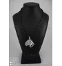Terrier De Bedlington, Bedlington Terrier - collier avec un chien, pendentif en plaqué argent pour les fans de chiens, bijoux uniques de la marque Art-Dog