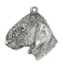 Terrier De Bedlington, Bedlington Terrier - collier avec un chien, pendentif en plaqué argent pour les fans de chiens, bijoux uniques de la marque Art-Dog