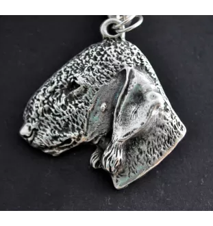 Bedlington Terrier, Rothbury Terrier, Rodbery Terrier - Dog necklace, unique jewellery for the dog fan, unique adder pendant by Art-Dog brand