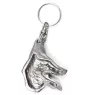 Azawakh, Tuareg Sloughi I - Silver-plated pendant with a dog in a decorative box, handbag decoration, backpack pendant by Art-Dog brand