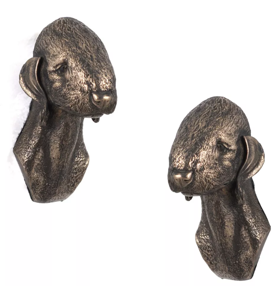 Terrier De Bedlington, Bedlington Terrier - Statue de chien, buste suspendu, décoration unique pour les amoureux des chiens par la marque Art-Dog