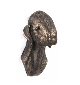 Bedlington Terrier, Rothbury Terrier - Hundestatue, hängende Büste, einzigartige Dekoration für Hundeliebhaber der Marke Art-Dog