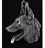 Azawakh I - Halskette mit Hund, versilberter Anhänger für Hundefans, einzigartiger Schmuck der Marke Art-Dog
