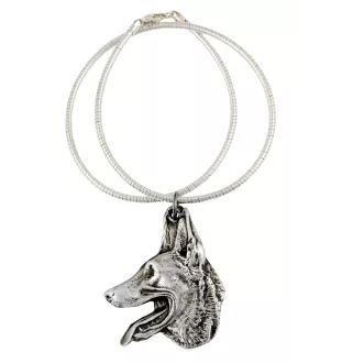 Azawakh I - Hundehalsband, einzigartiger Schmuck für den Hundefan, einzigartiger Kreuzotter-Anhänger der Marke Art-Dog