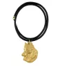 Chiens de Berger Belge - Collier pour chien, pendentif plaqué or pour fan de chien, bijoux uniques de la marque Art-Dog