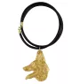 Azawakh, Azawagh I - Collier pour chien, pendentif plaqué or pour fan de chien, bijoux uniques de la marque Art-Dog