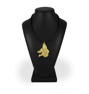 Azawakh, Azawagh I - Collier pour chien, pendentif plaqué or pour fan de chien, bijoux uniques de la marque Art-Dog