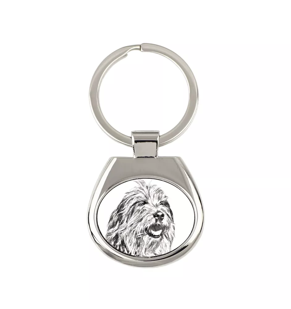 Bergamasco Shepherd Dog, Bergamasco Sheepdog - keychain with a dog, keychain with a print, personalized pendant from the Art-Dog brand